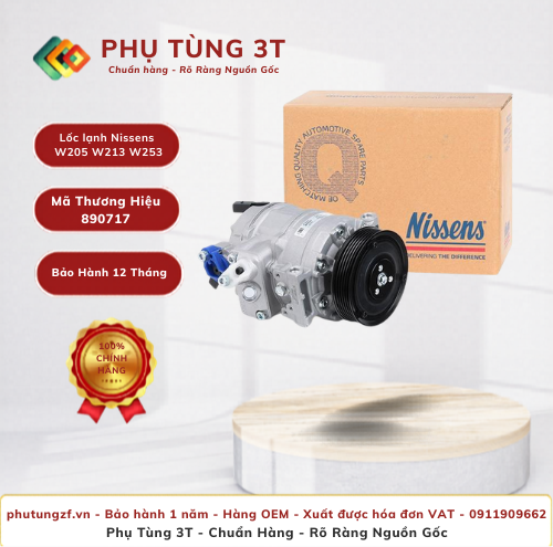 Lốc lạnh Nissens 890717 W205 W213 W253