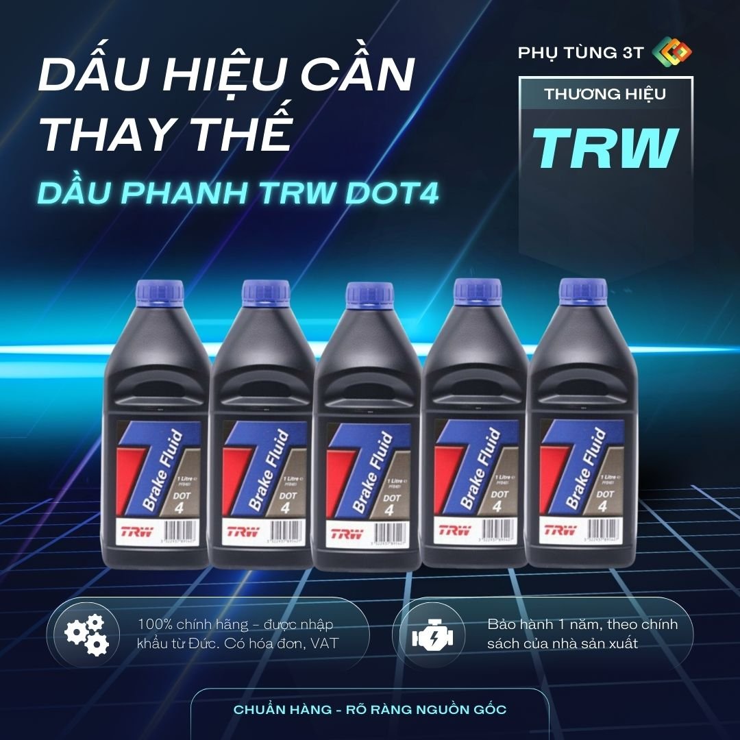 Dấu hiệu cần thay dầu phanh ô tô
