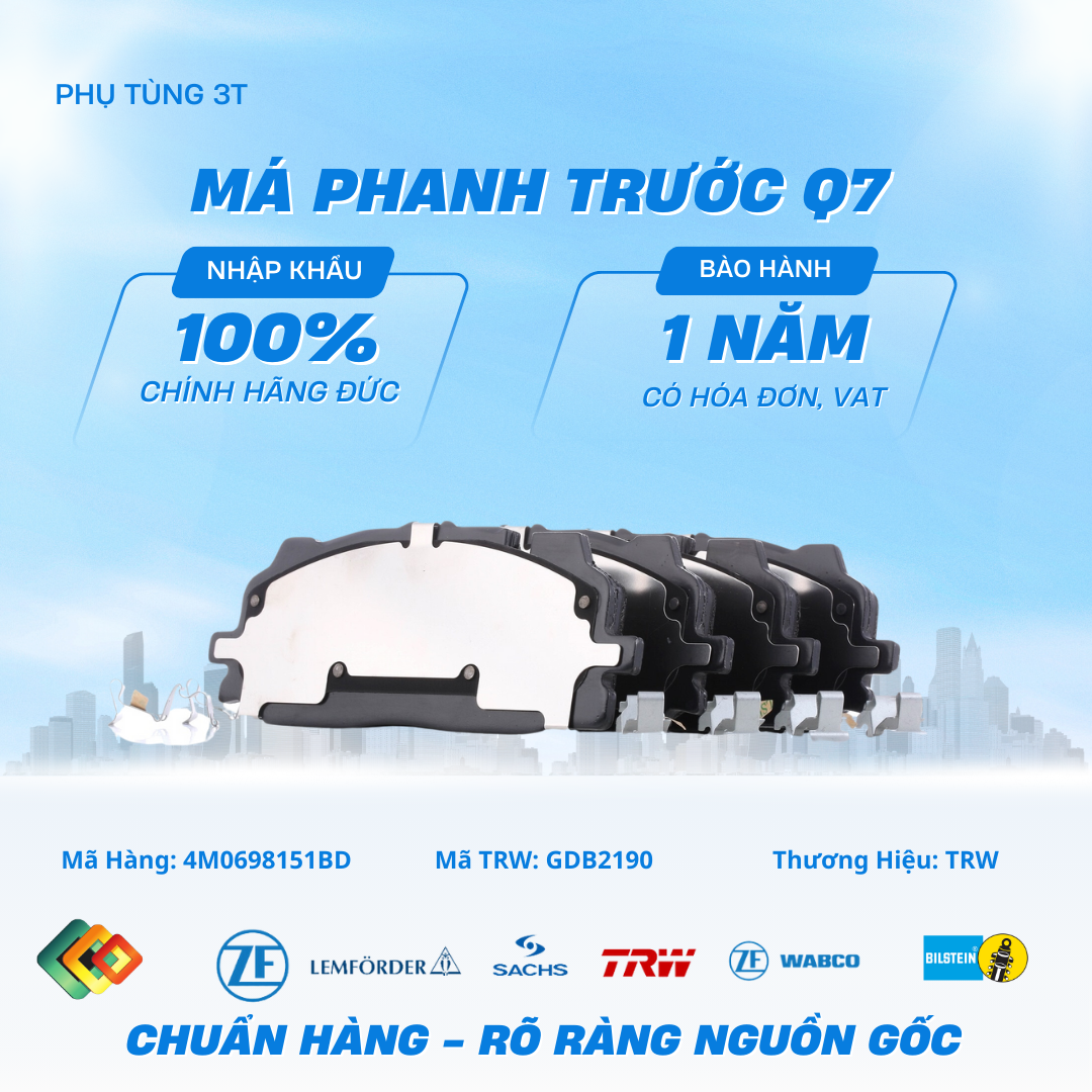 Má Phanh TRW - Đảm Bảo An Toàn Tuyệt Đối