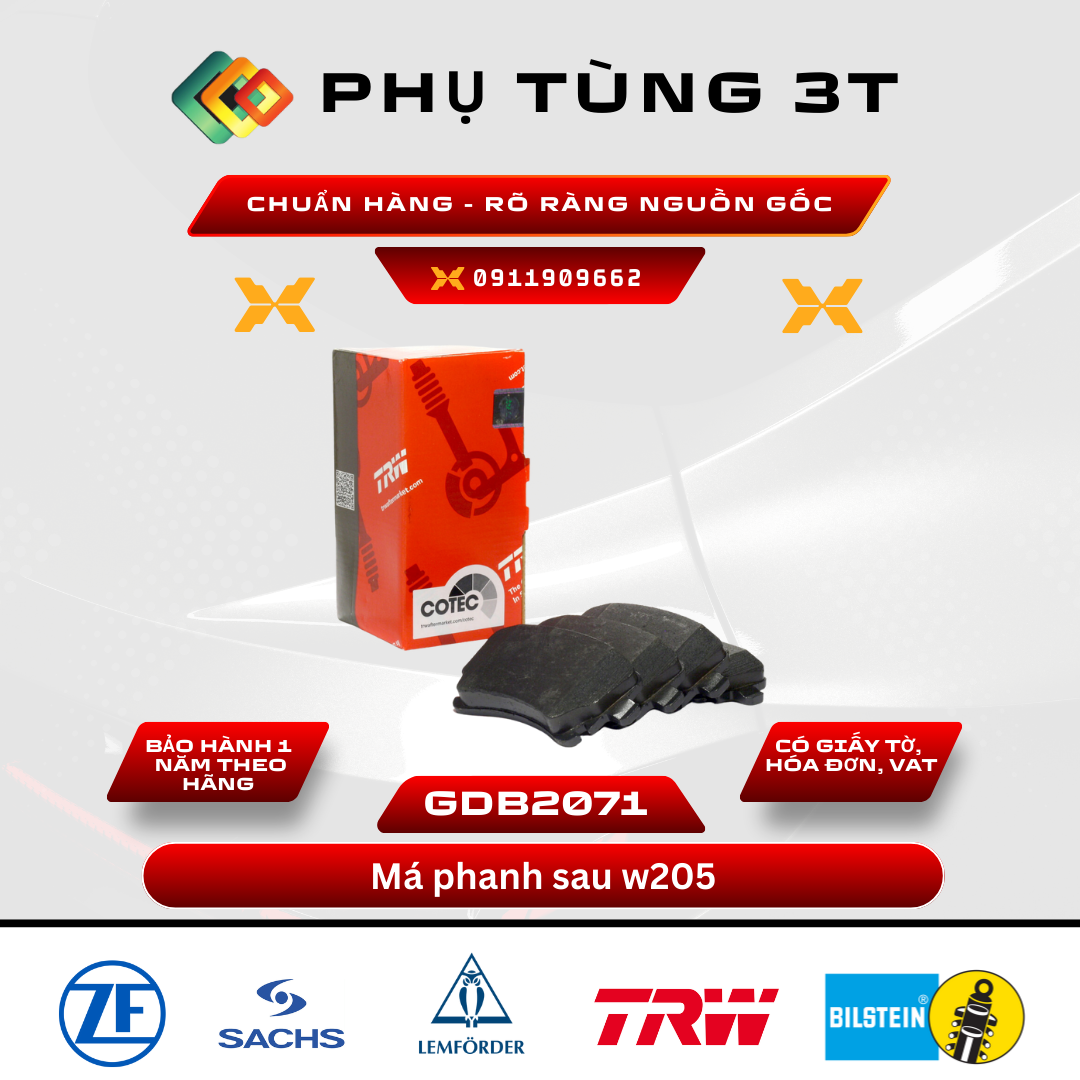 má phanh TRW cho Mercedes W205