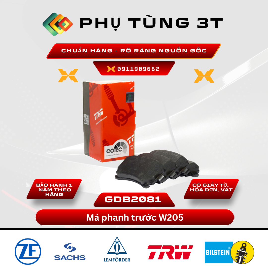 má phanh TRW cho Mercedes W205