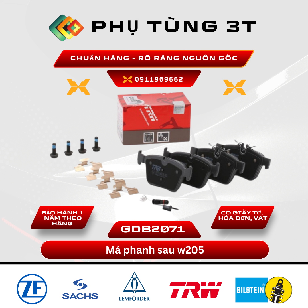 má phanh TRW cho Mercedes W205