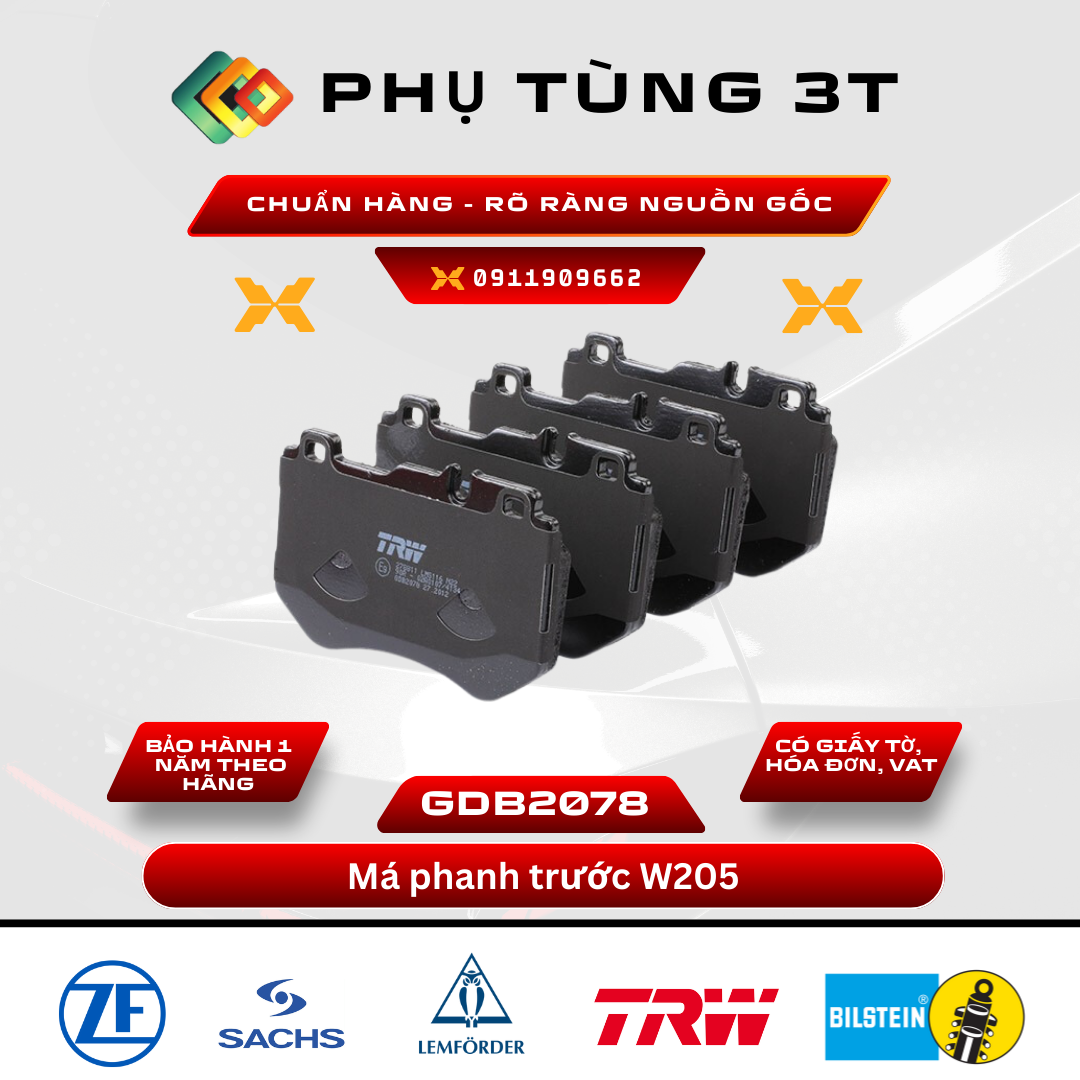 má phanh TRW cho Mercedes W205