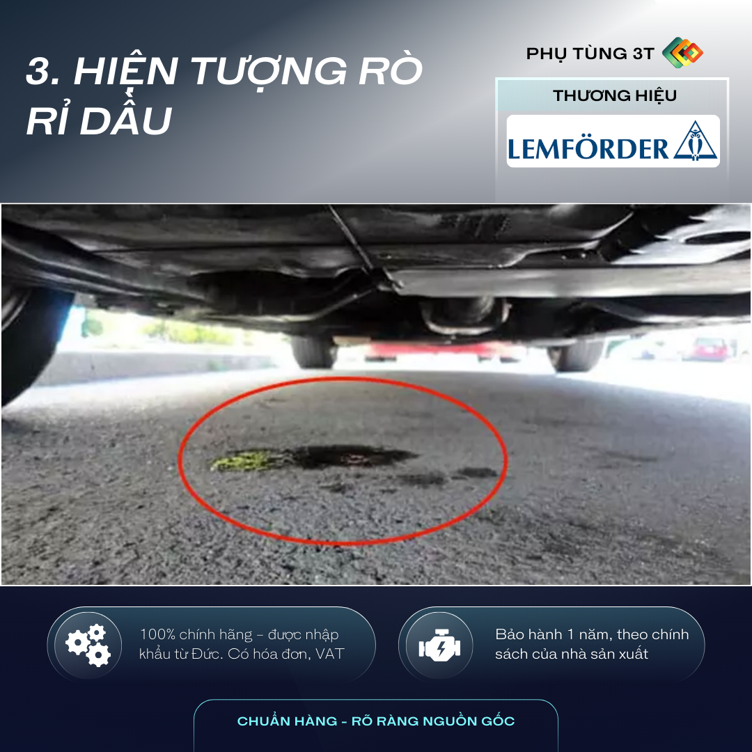 Dấu hiệu cần thay thế cao su chân máy