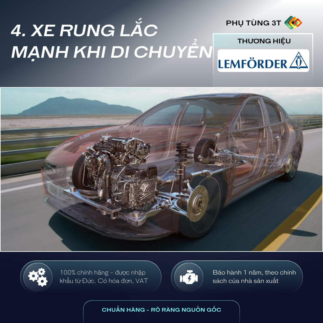 Dấu hiệu cần thay thế cao su chân máy