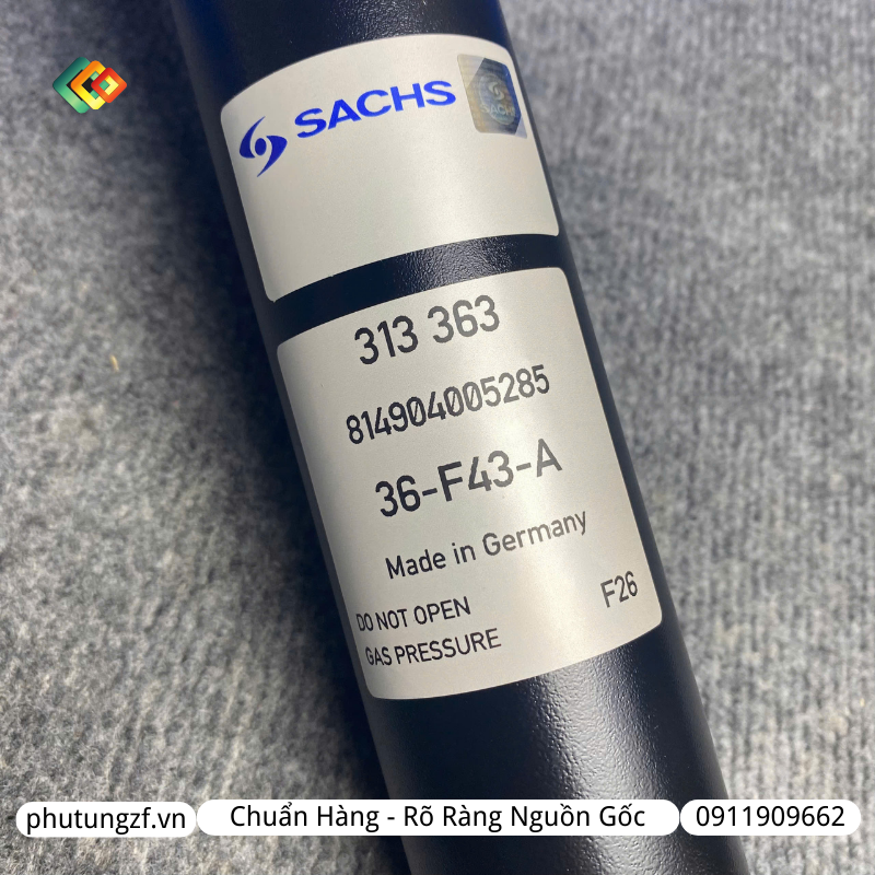 Giảm xóc trước LH/RH A4(8K) A5(8T) Sachs 313 363