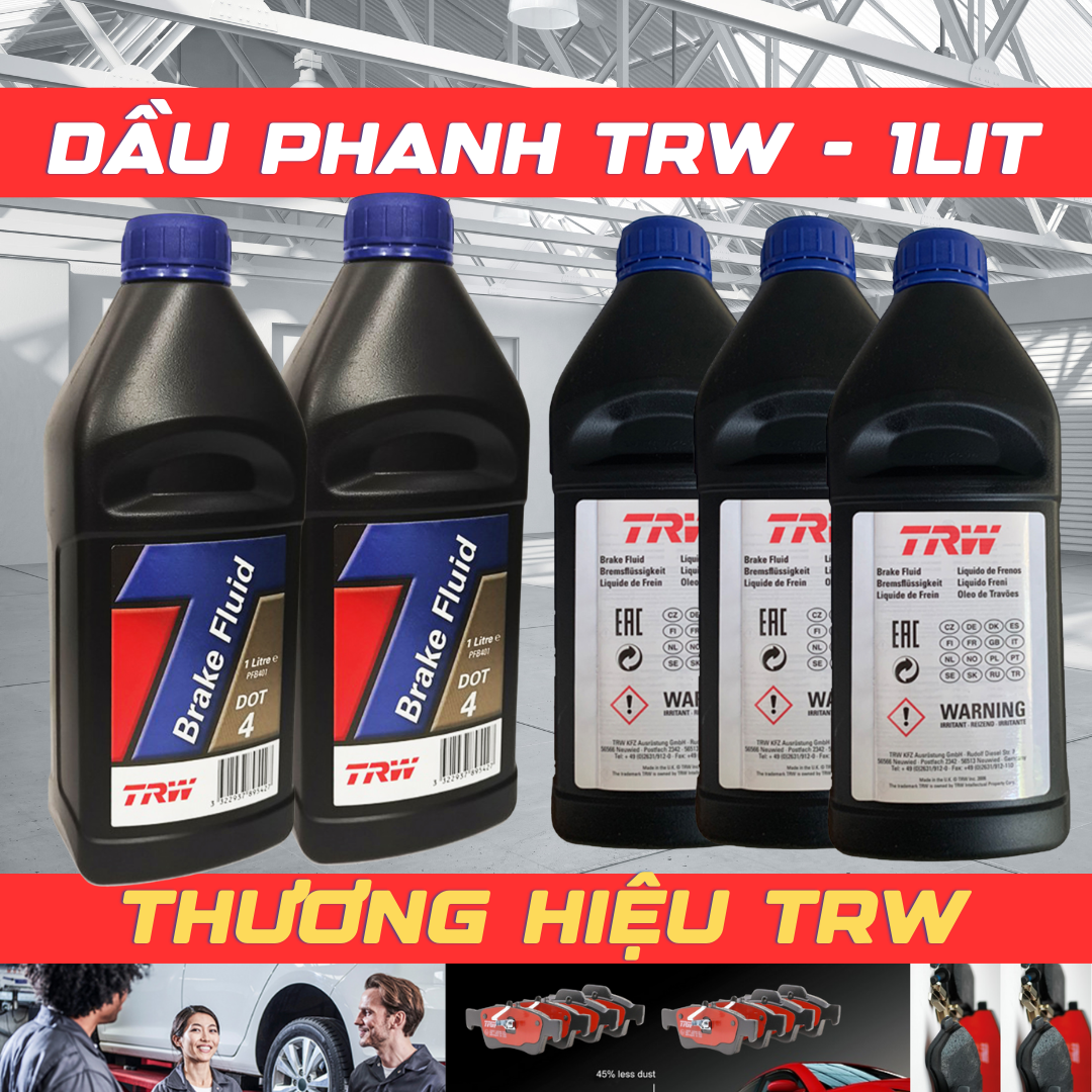 Dầu phanh TRW DOT 4 – 1 Lít