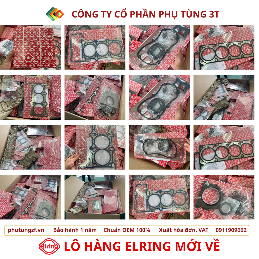 Lô hàng gioăng phớt đại tu động cơ Elring
