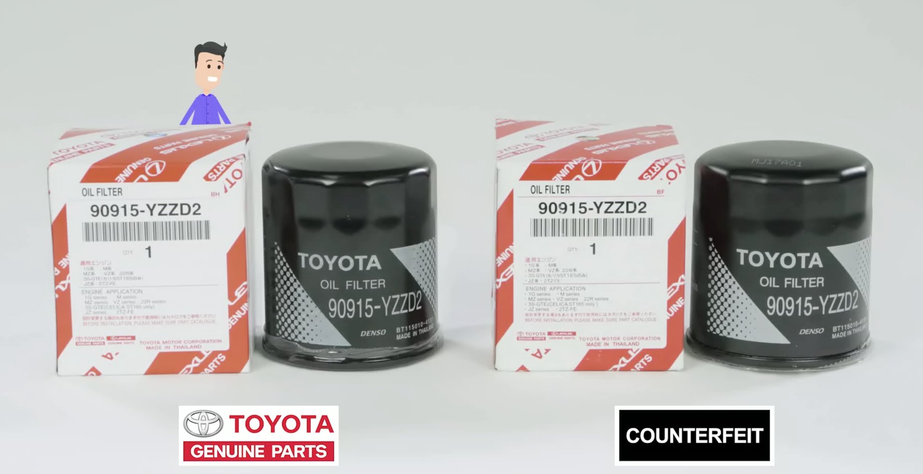 cách phân biệt phụ tùng ô tô nhái, kém chất lượng