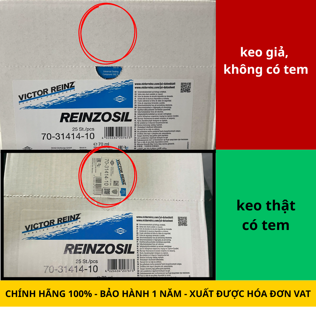 5 CÁCH PHÂN BIỆT KEO TẠO GIOĂNG MÁY VICTOR REINZ THẬT VÀ GIẢ – GARA CẦN BIẾT!