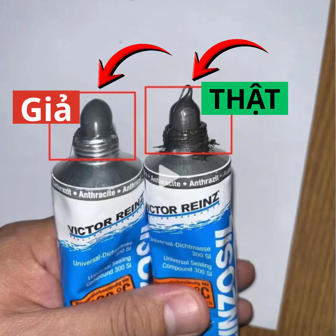 Cách phân biệt keo tạo gioăng máy Victor Reinz thật và giả