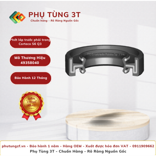 Phớt láp trước phải trong Corteco 49358040 S6 Q3