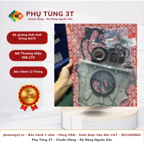 Bộ gioăng thớt dưới Elring 566.170 M276