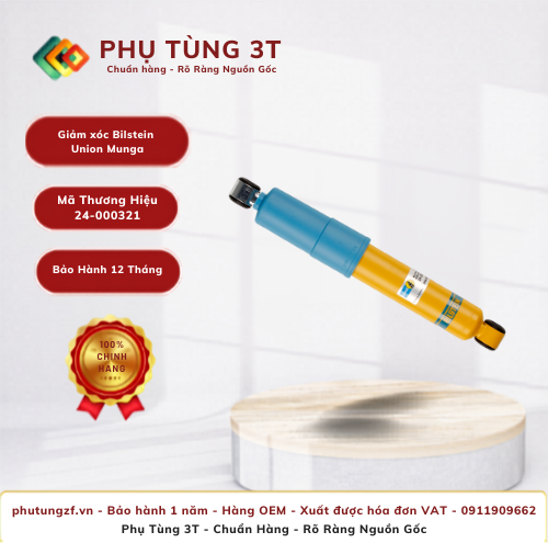 Giảm xóc Bilstein 24-000321 Union Munga | Phụ Tùng 3T