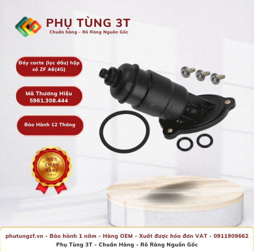 Đáy cacte (lọc dầu) hộp số A6(4G) ZF 5961.308.444