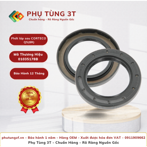 Phớt láp sau CORTECO 01035178B Q5(8R)