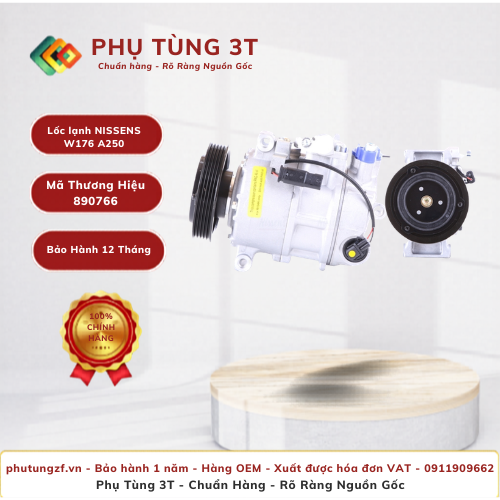 Lốc lạnh NISSENS 890766 W176 A250