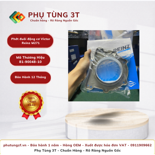Phớt đuôi động cơ Victor Reinz 81-90048-10 M271 | Phụ Tùng 3T