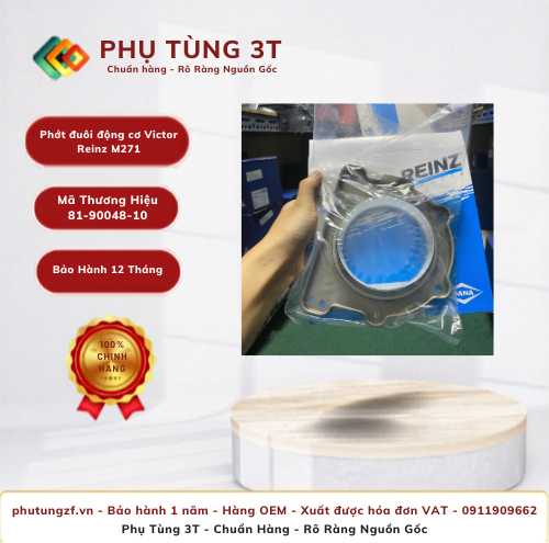 Phớt đuôi động cơ Victor Reinz 81-90048-10 M271 | Phụ Tùng 3T