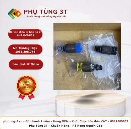 Bộ van điện từ hộp số 6HP19/26/32 ZF 1068.298.044