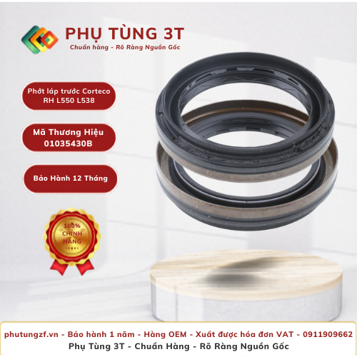 Phớt láp trước Corteco RH L550 L538