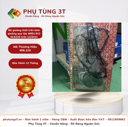Bộ gioăng thớt trên Elring 513.330 Evoque 2.0 L538