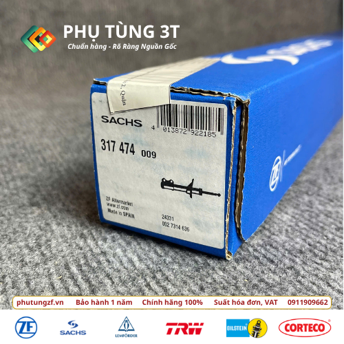 Giảm Xóc Sau LH/RH W176 C117 Mã Sachs 317 474