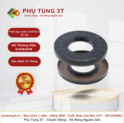 Phớt láp trước trái CORTECO 01036457B S7 Q3