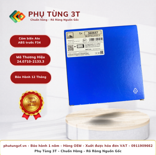 Cảm biến ABS trước F34 ATE 24.0710-2133.3 / 34526884423