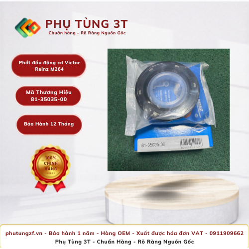 Phớt đầu động cơ Victor Reinz 81-35035-00 A 166 997 02 46 | Phụ Tùng 3T