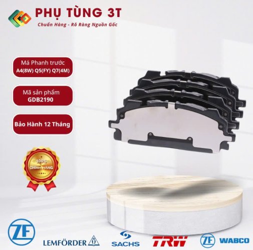 Má phanh trước A4 (8W), Q5 (FY), Q7 (4M) GDB2190